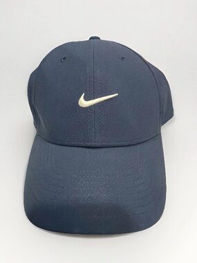 Nike Navy Cap with White Swoosh Embroidery